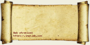 Kristina Perović vizit kartica